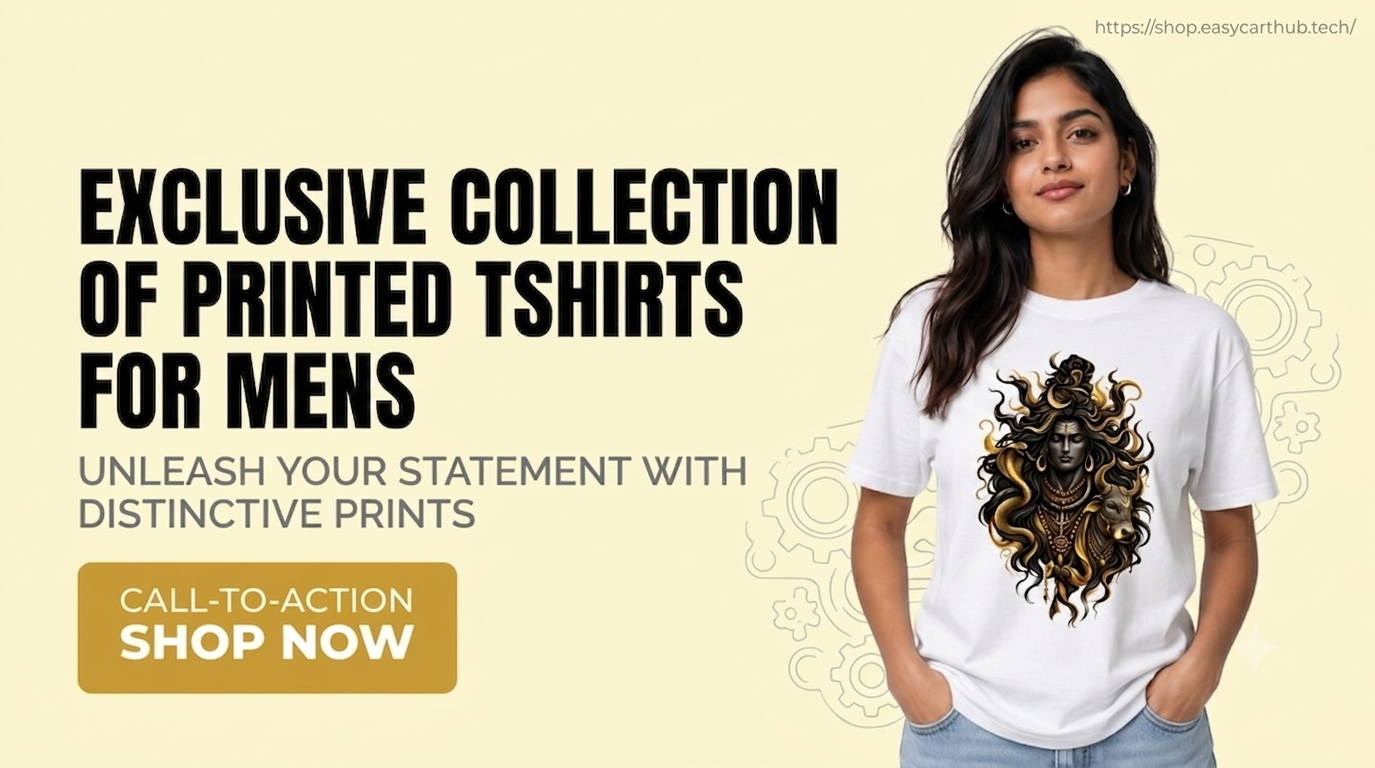 Printed T-Shirts for Men – Stylish & Trendy Graphic Tees