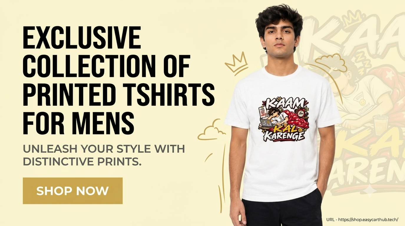 Printed T-Shirts for Men – Stylish & Trendy Graphic Tees